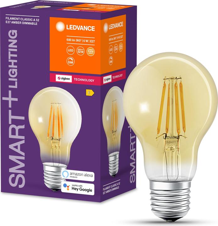 Image du produit Ledvance Filament Smart+ Classic (E27, 680 lm, 4x)