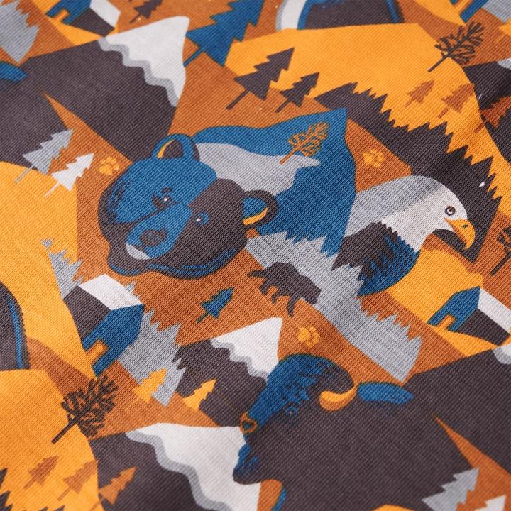Image du produit VidaXL Pyjama enfant manches longues Cognac 92,Matière : 100 (92)