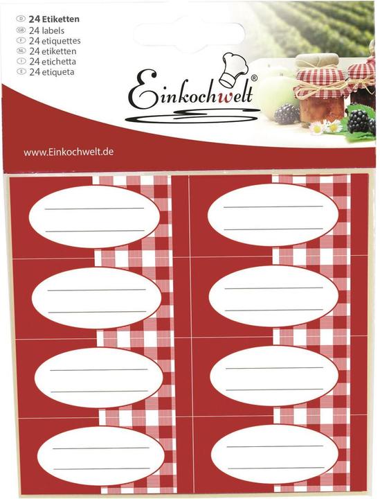Einkochwelt Etiketten (24 Stk.)