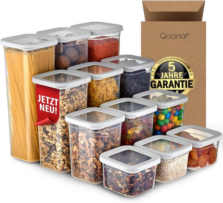 Actual product image Qoona 12-teiliges Vorratsdosenset (0.55 l)