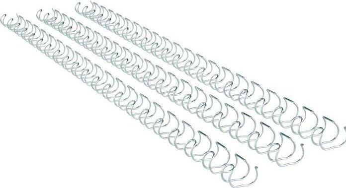 Produktbild GBC Binderücken Draht, 8 mm, 21 Ringe, silber