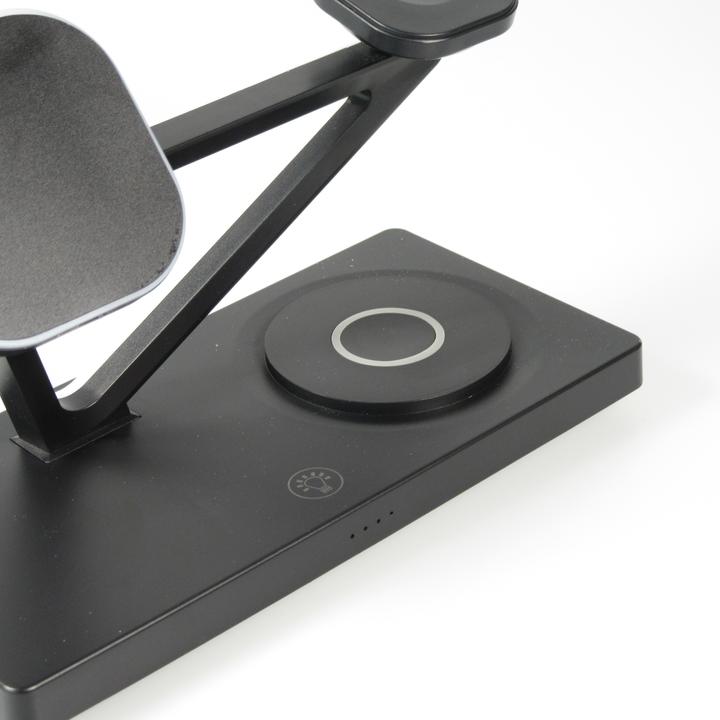 Produktbild PhoneLook 5 in 1 Magnetische Ladestation 15W Wireless Charging mit MagSafe Touch Control LED Nachtlicht (15 W)