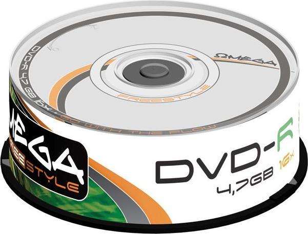 Omega DVD-R 4.7 GB 16x25 vnt (56675) (25 x)
