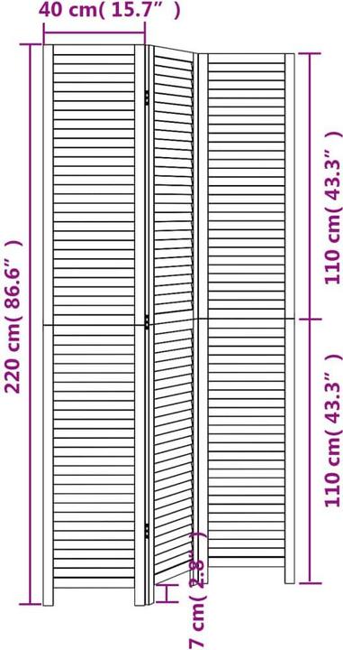 Immagine prodotto vidaXL Paravent