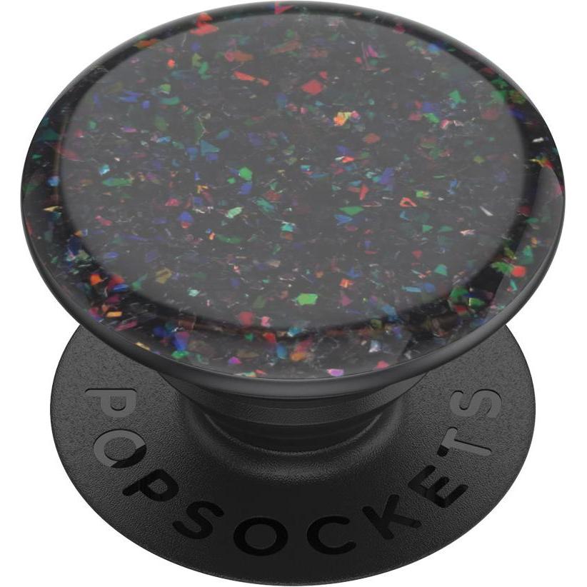 PopSockets PopGrip Premium Iridescent Confetti Oil Slick, Smartphone Halterung, Mehrfarbig
