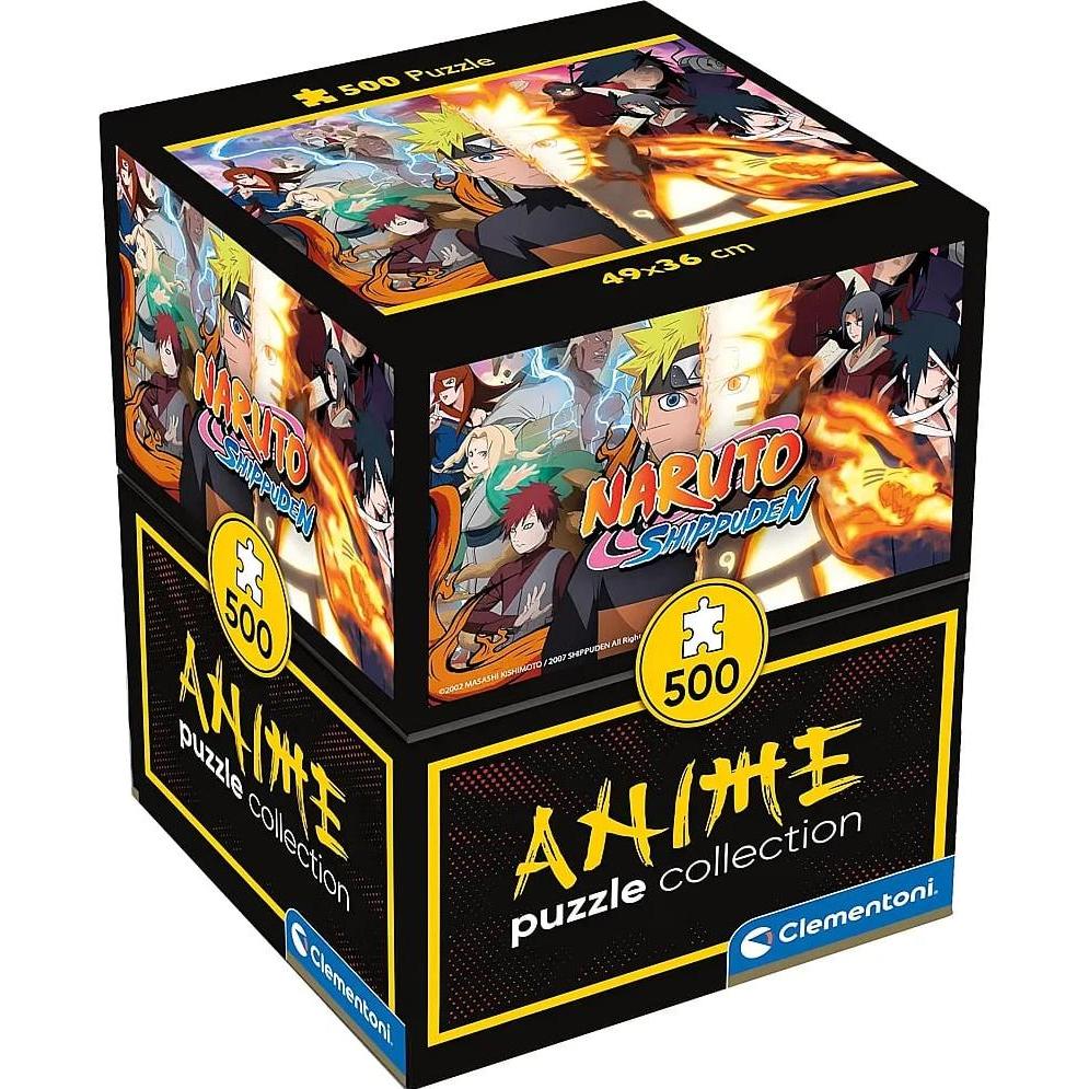 Clementoni Multicolore Puzzle Anime Cube Naruto Pezzi (500 Pezzi)