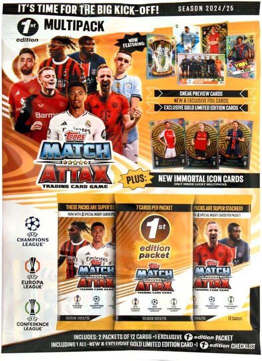 Produktbild Topps Match Attax UEFA CL 24/25 1st Ed. Multipack (Deutsch, Booster Pack)