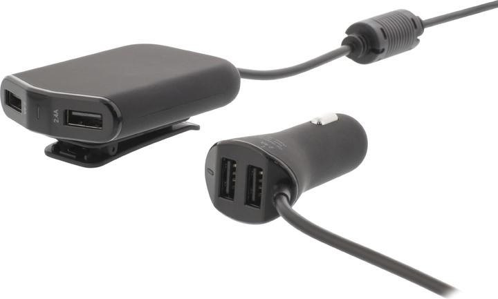 Produktbild Sweex Auto-Ladegerät 4-Ausgänge 9.6 A USB Schwarz