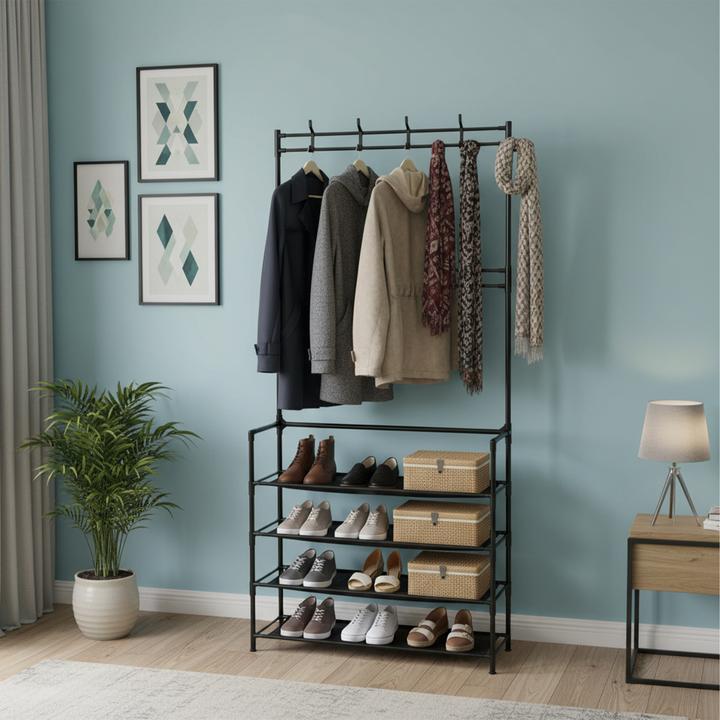 Actual product image Relaxdays coatrack