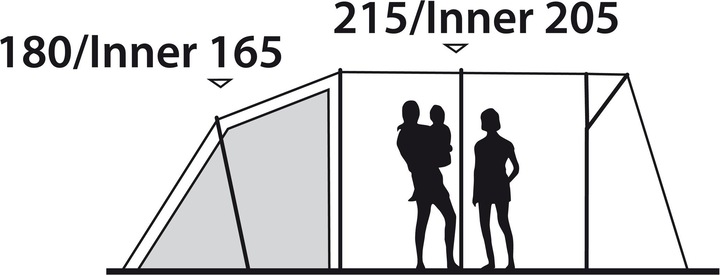 Produktbild Outwell Whitecove 6 Tent (Tunnelzelt, 22.60 kg, 5 Personen)