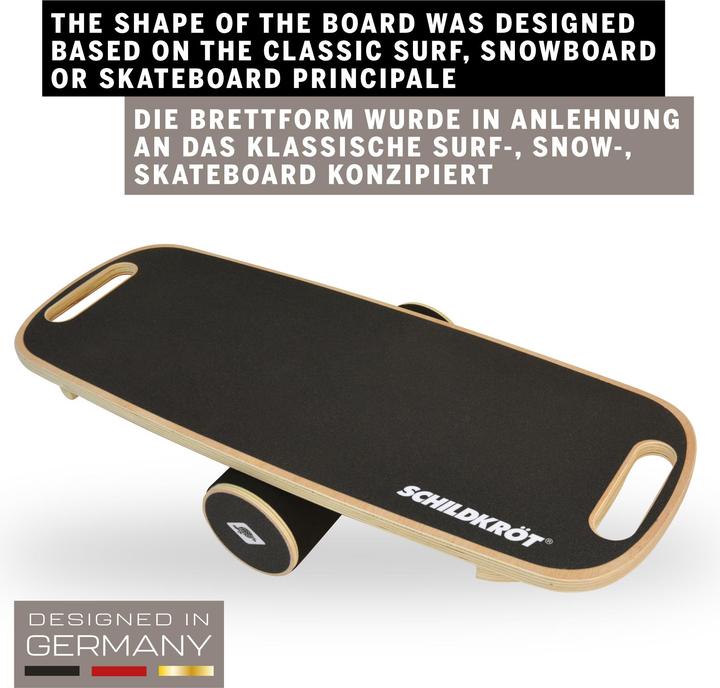 Actual product image Schildkröt Balance Board Wood 74x28cm on Roll