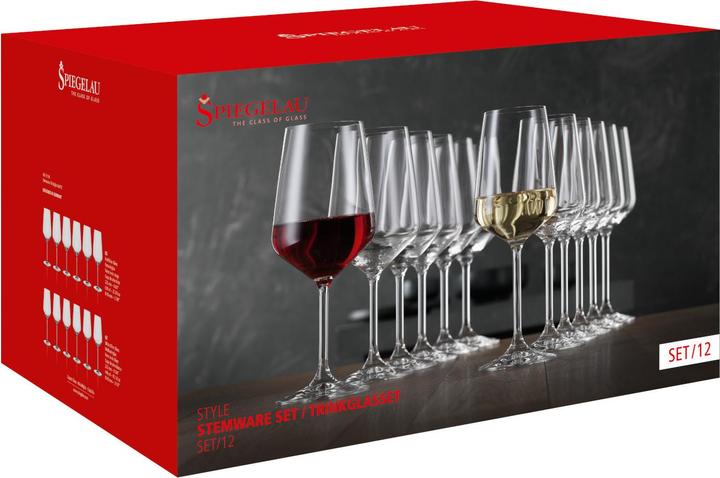 Produktbild Spiegelau Rot- und Weissweingläser Style (63 cl, 12 Gläser, Weingläser Set)