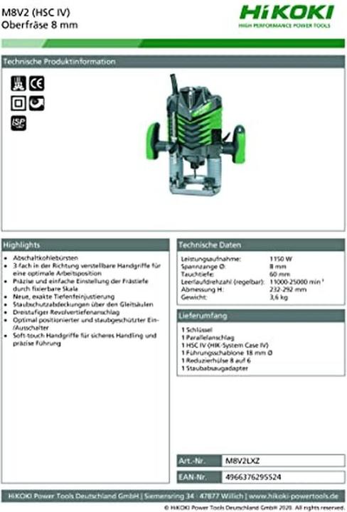 Immagine prodotto Hikoki Router