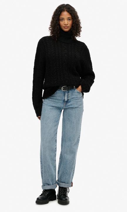 Produktbild Superdry Damen Pullover aus strukturiertem Material mit Rollkragen (M)