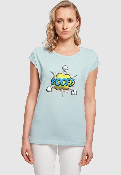 Produktbild Merchcode Ladies POOF Comic Extended Shoulder Tee - 117991 (S)