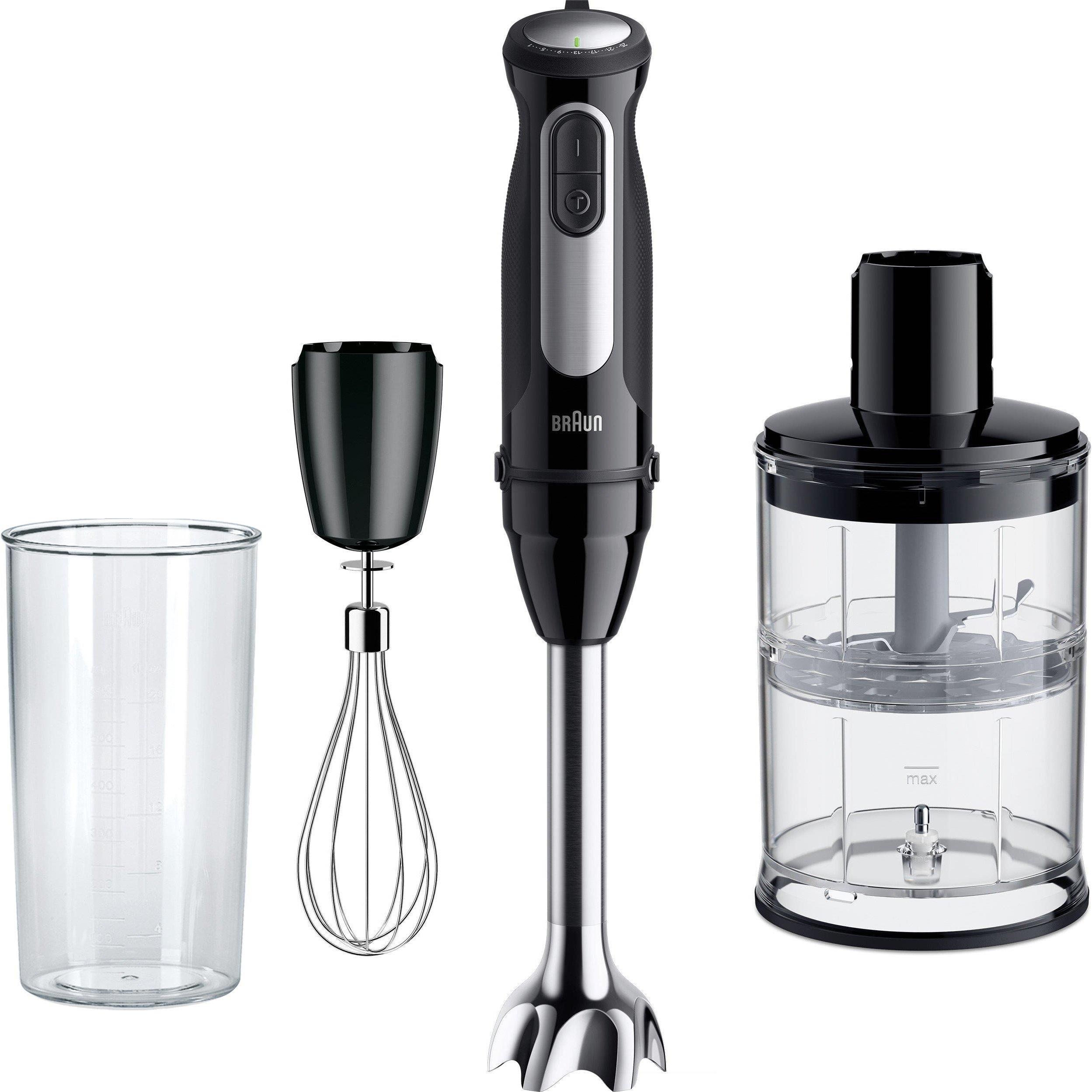 Braun Nero Bra Mq55254m Stabmixer, Frullatore A Immersione,