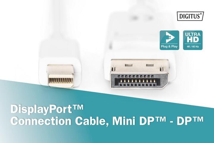 Image du produit Digitus DisplayPort — Mini DisplayPort (2 m, DisplayPort, 1.1)
