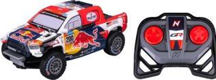 Actual product image Nikko RC 10591 Night Mode Toyota Gazoo Dakar, remote-controlled Red Bull rally car, realistic Det