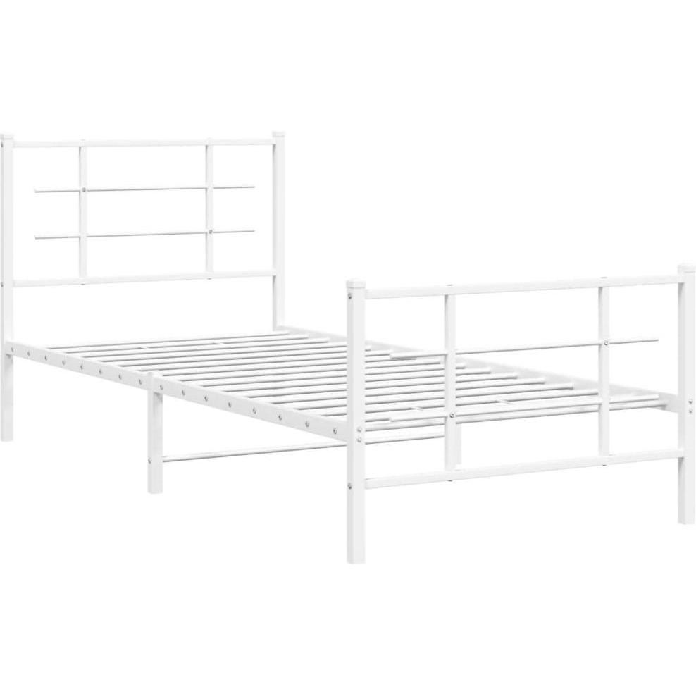 Thumbnail - VidaXL, Bett, Bettgestell mit Kopf- und Fussteil (90 x 190 cm)