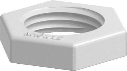 Actual product image OBO Bettermann 116 M16 LGR PS Locknut M16 PS light grey RAL7035 2049511 (M16)
