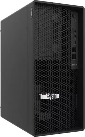 Actual product image Lenovo ThinkSystem ST45 V3 AMD EPYC 4244P 16GB 1,92TB oBS (16 GB, Tower Server)