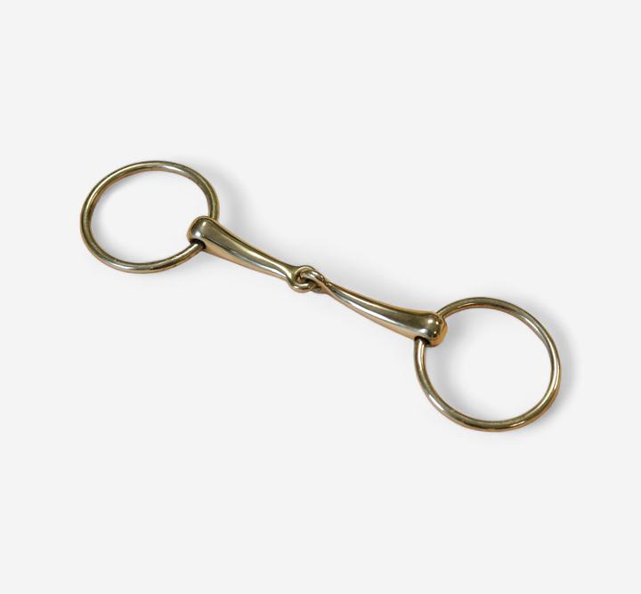 Produktbild Fouganza Pferdegebiss einfach gebrochen Edelstahl