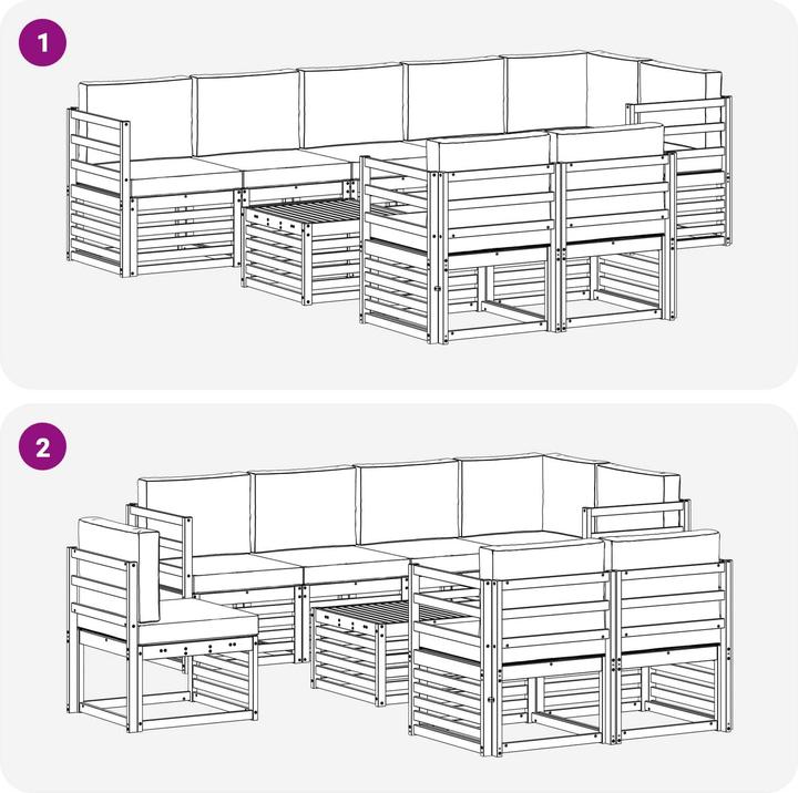 Produktbild vidaXL Sofa Set