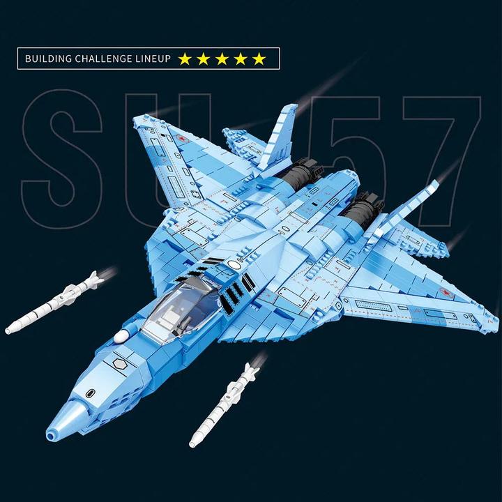 Actual product image ReoBrix SU 57 Sukhoi SU57 Update Version 2024 - SU-57 Sukhoi New Version