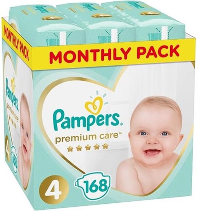 Produktbild Pampers Premium Care (Gr. 4, Monatsbox, 174 Stück)