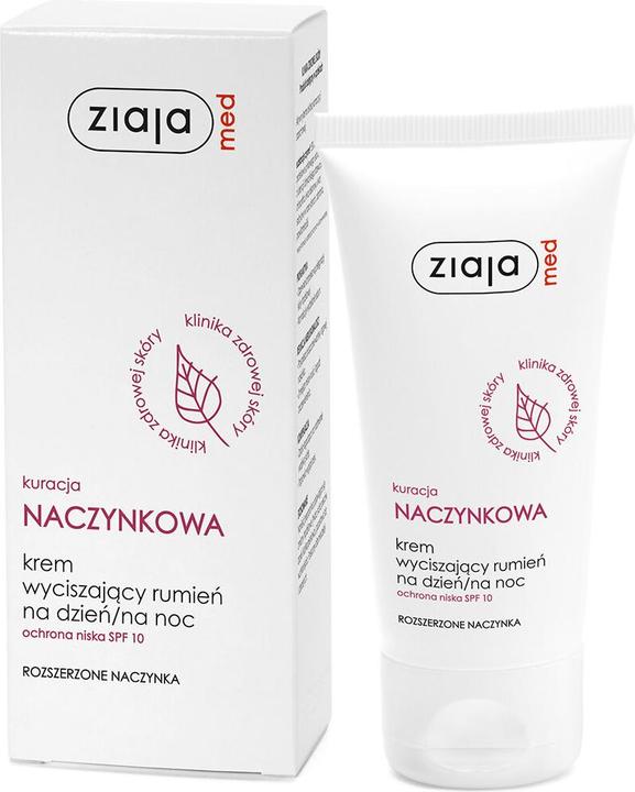 Actual product image Ziaja Med Capillary Treatment Day And Night Cream Spf 10 (50 ml, Day cream, Up to SPF 10)