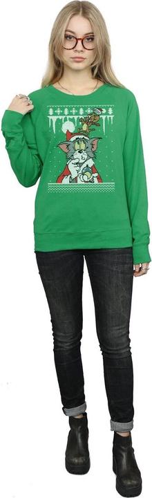 Produktbild Tom & Jerry Christmas Fair Isle Sweatshirt (M)