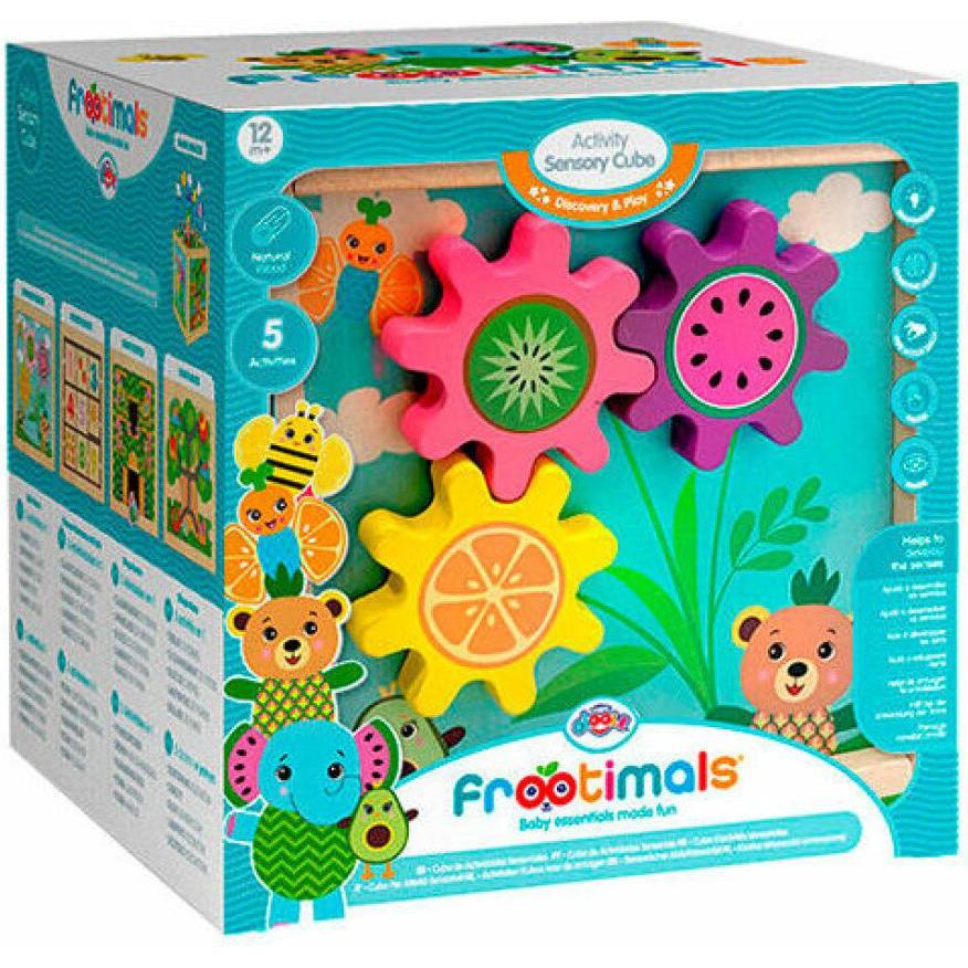 Kids Licensing Frootimals Holz Aktivität sensorischen Würfel