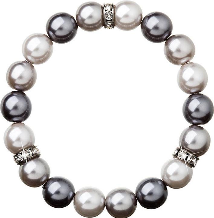 Actual product image Evolution Group 33061.3 grey pearl bracelet (L)