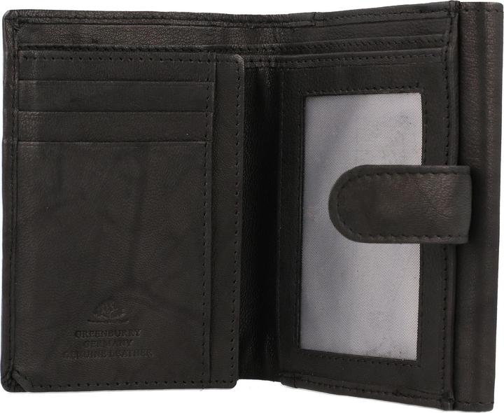 Produktbild Greenburry Basic Geldbörse RFID Leder 13 cm