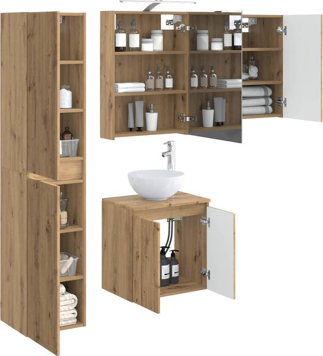 Produktbild vidaXL Badezimmerschrank-Set