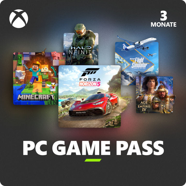 Productafbeelding Microsoft PC Game Pass 3 Monate (3 Maanden)