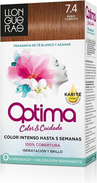 Immagine prodotto Llongueras OPTIMA colore per capelli #7.4-rame (7.4 Rame biondo)
