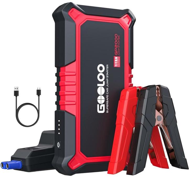 Gooloo GP2000 Jump-Starter 2000 A Spitzenstrom (2000 A, 10000 mAh)