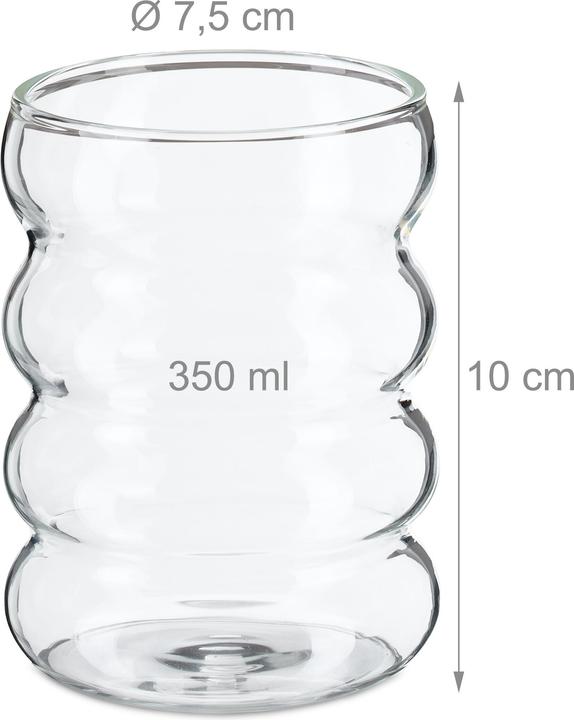 Productafbeelding Relaxdays Drinkglazen (0.35 l, 4 x)