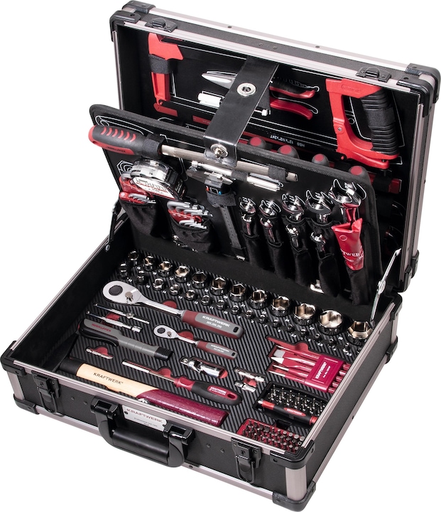Actual product image Kraftwerk Professional aluminium tool case (263 pieces)