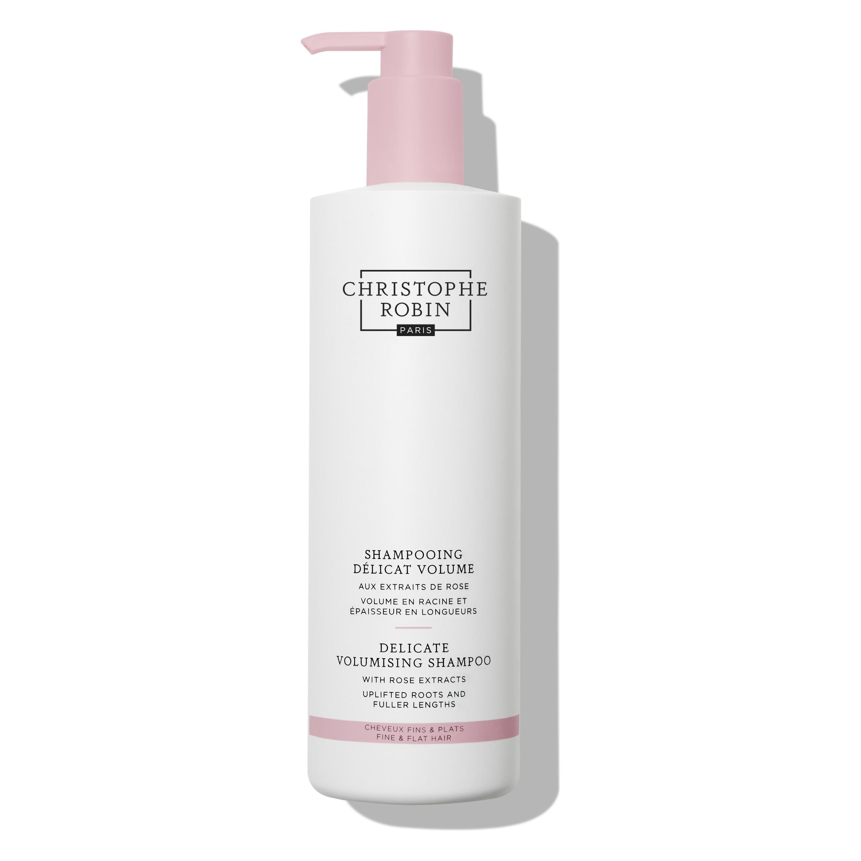 Christophe Robin, Shampoo + Conditioner, Delicate Volumising Shampoo With Rose Extracts (Vloeibare Shampoo, 500 ml)