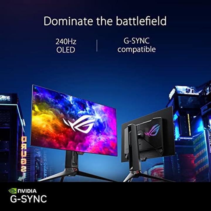 Actual product image ASUS ROG Swift PG27AQDM (2560 x 1440 pixels, 26.50")