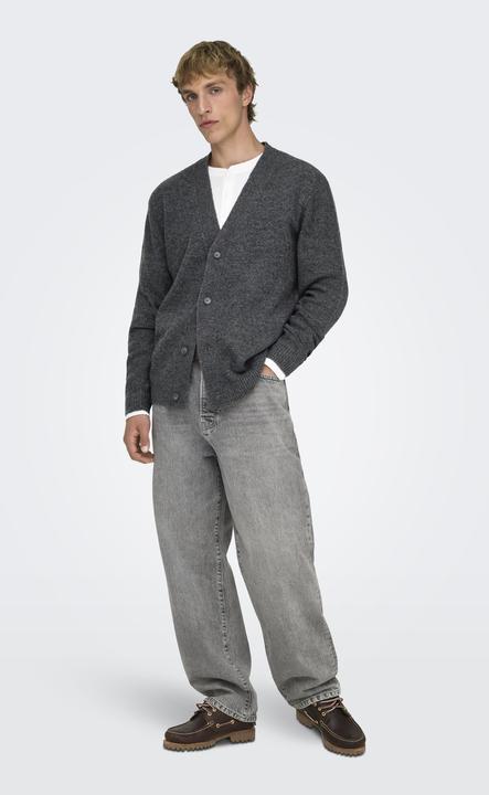 Produktbild Only & Sons Strickjacke ONSRAY Cardigan Knopfverschluss (M)