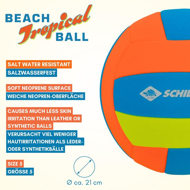 Actual product image Schildkröt SCHILDKR™T Neoprene Beachball Tropical, Size: 5