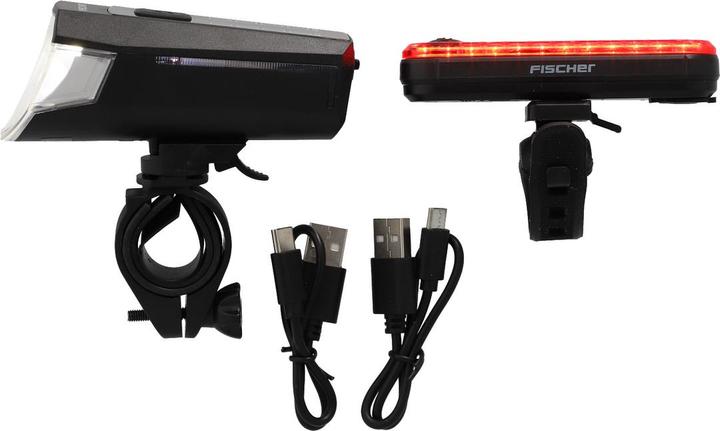 Produktbild Fischer LED-Akku Bel.-Set Bremsbel. 80 Lux (80 lm)