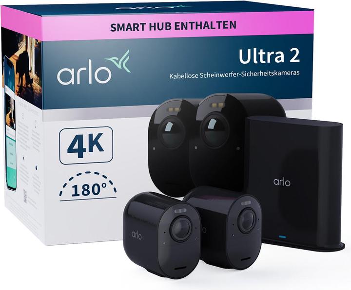 Actual product image Arlo Ultra 2 Spotlight camera, set of 2 (3840 x 2160 pixels)