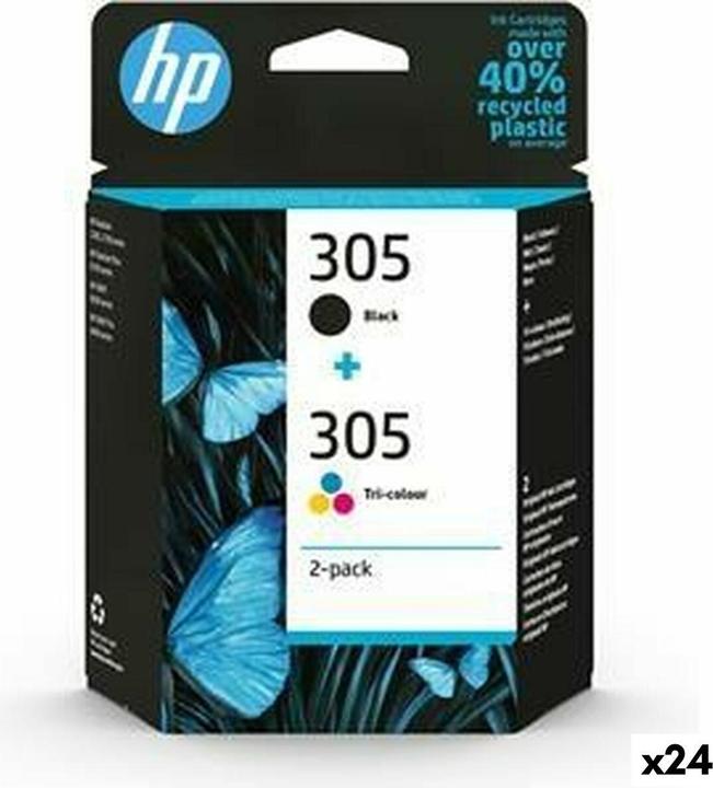 Produktbild HP Original Tintenpatrone 305 Gelb (24 Stück)