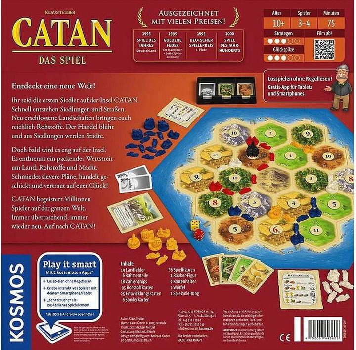 Produktbild Kosmos CATAN - Das Spiel (Deutsch, 2 - 4 Spieler)