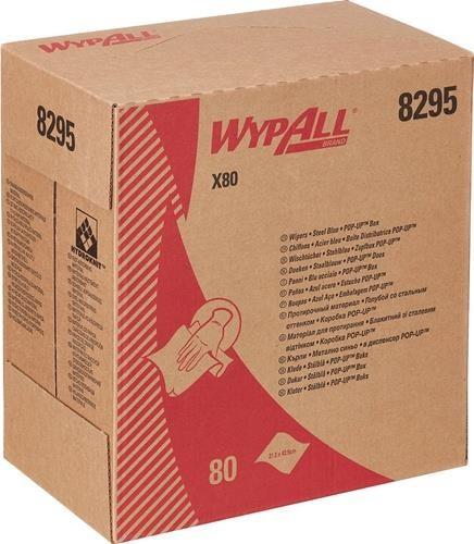 Actual product image Wypall Wipe ® X80 8295 L427xW212approx. mm blue 1-ply (400 pcs.)