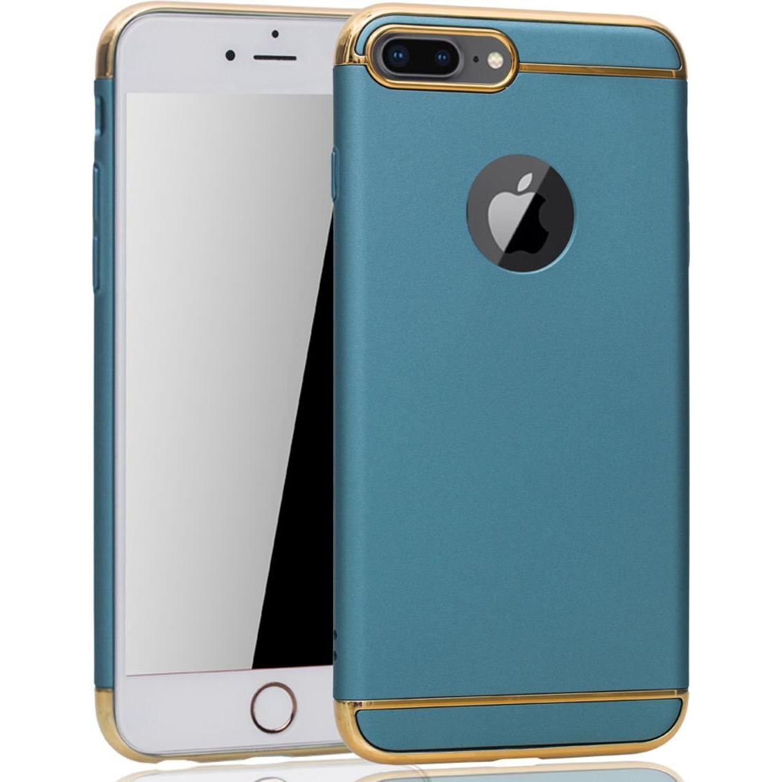 Thumbnail - König Design Apple iPhone 7 Hülle Case Handy Cover Schutz Tasche Schutzhülle Etui Bumper Blau (Apple iPhone 7), Smartpho...